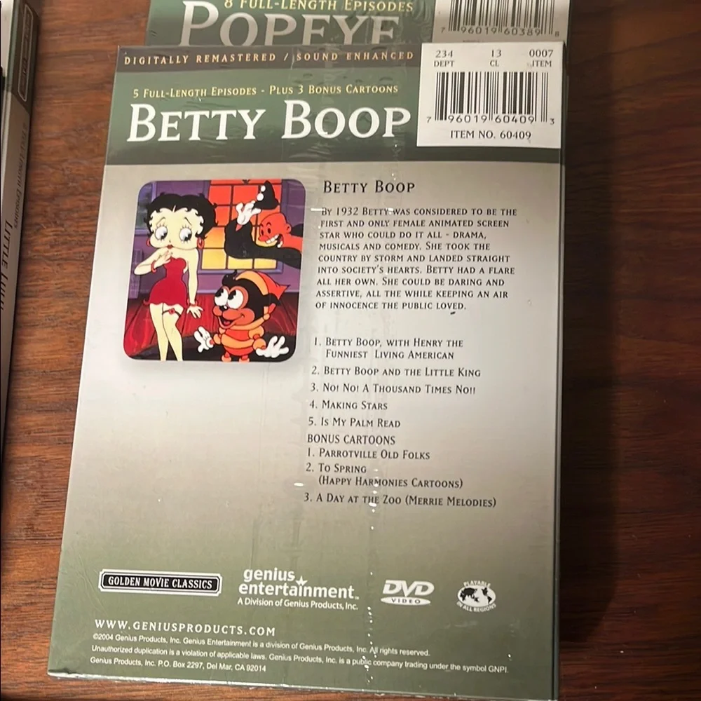 ❤️❤️❤️ Felix The Cat, Little LuLu, Betty Boop, Popeye and more DVD Collection -